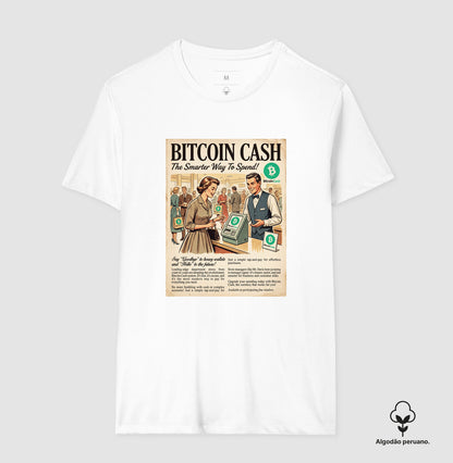 Camiseta Old School Bitcoin Cash