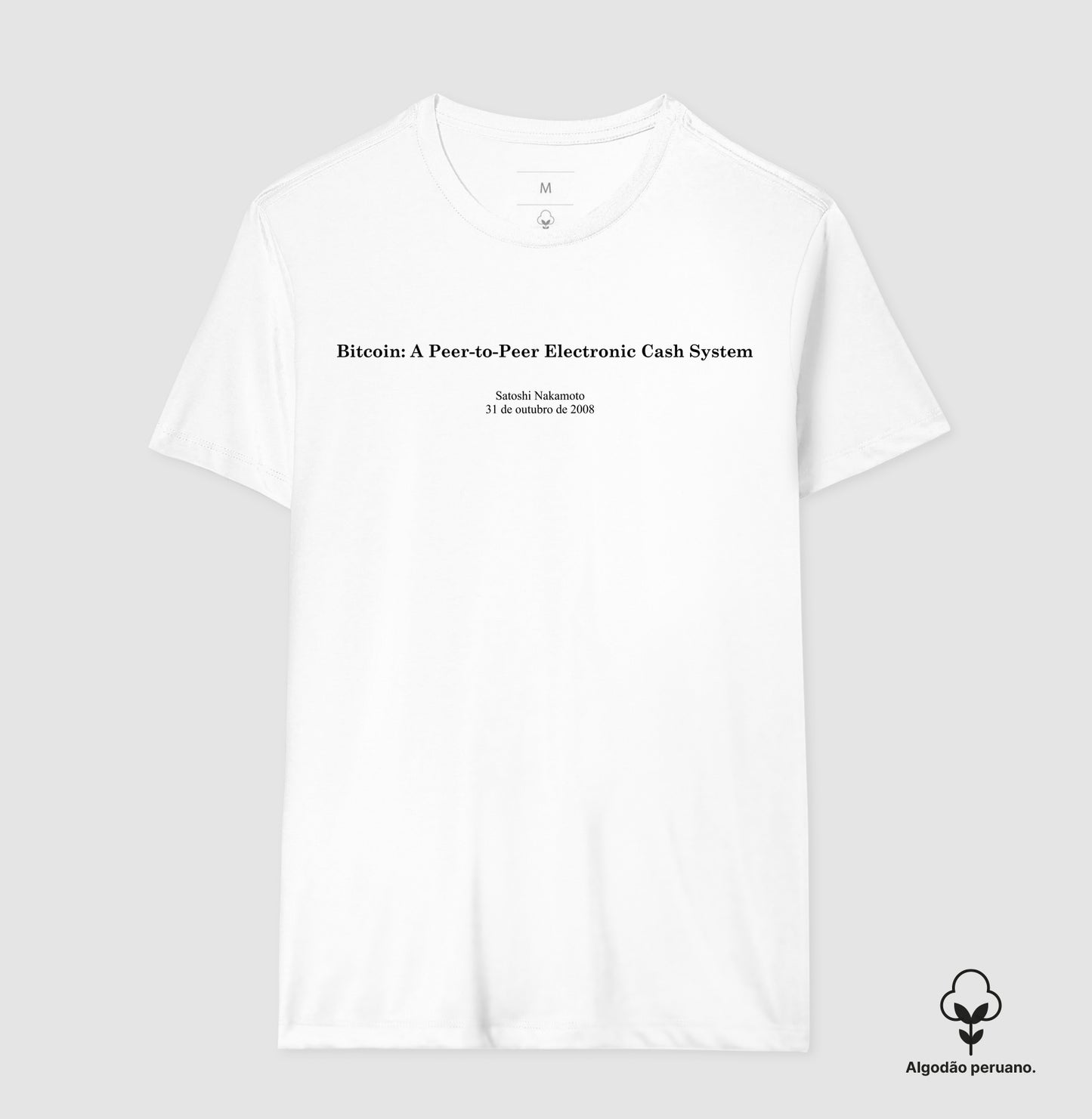 Camiseta CryptoShirts White Paper
