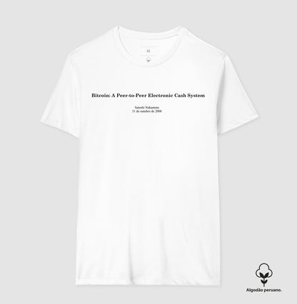 Camiseta CryptoShirts White Paper