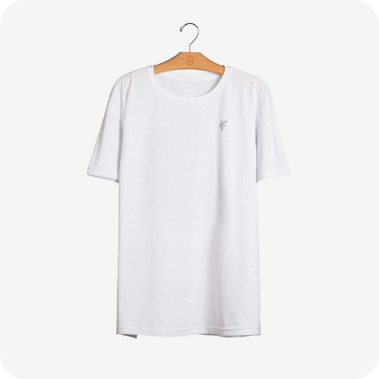 Camiseta Minimal Branca (Fintrender) - PIMA