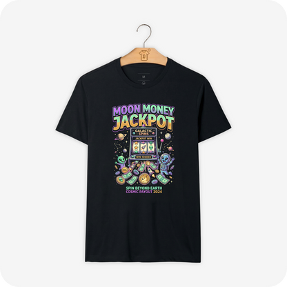 Camiseta Intergalactic Money - Moon Money Jackpot