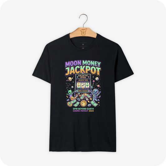 Camiseta Intergalactic Money - Moon Money Jackpot