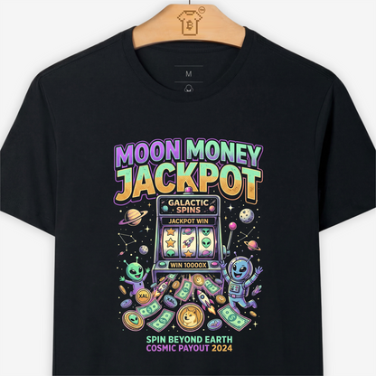 Camiseta Intergalactic Money - Moon Money Jackpot