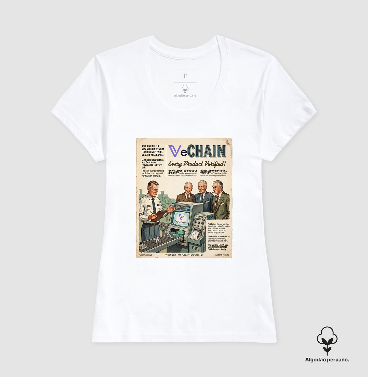 Camiseta Old School VeChain