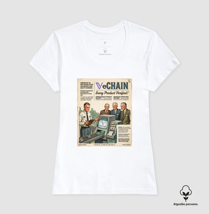 Camiseta Old School VeChain