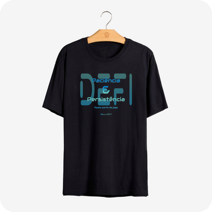 Camiseta Geração DeFi Paciência & Persistência