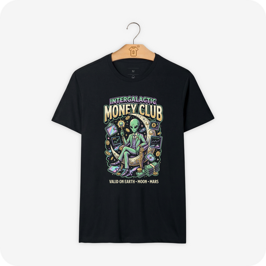 Camiseta Intergalactic Money - Intergalactic Money Club