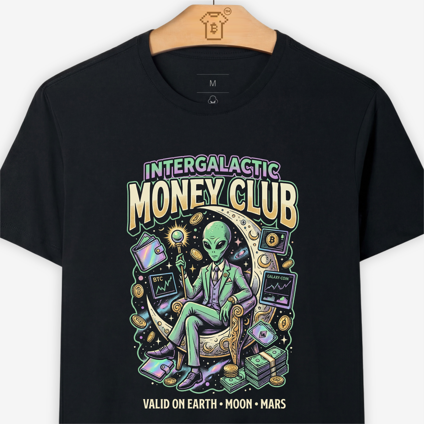 Camiseta Intergalactic Money - Intergalactic Money Club