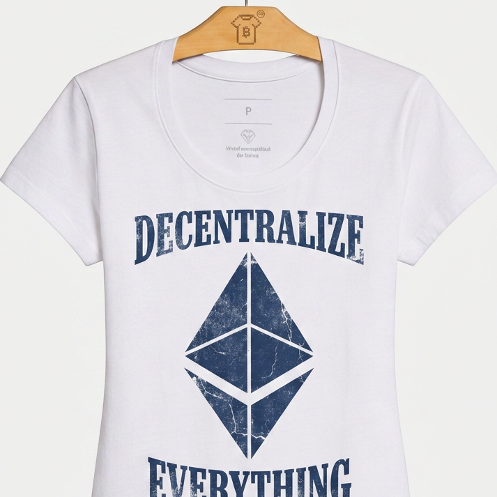 Camiseta Ethereum Descentralize Everything