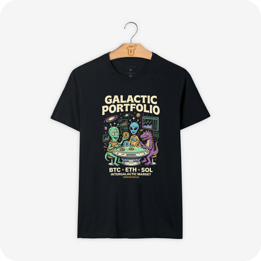 Camiseta Intergalactic Money - Galactic Portifolio