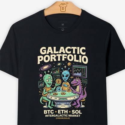 Camiseta Intergalactic Money - Galactic Portifolio