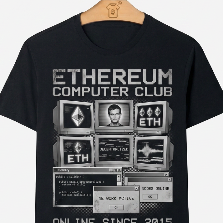 Camiseta Ethereum Ethereum Computer Club