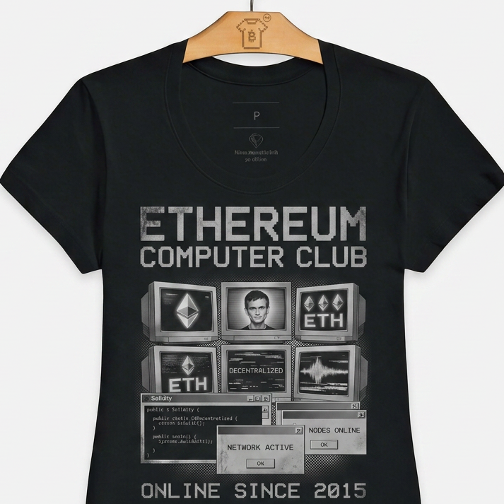 Camiseta Ethereum Ethereum Computer Club
