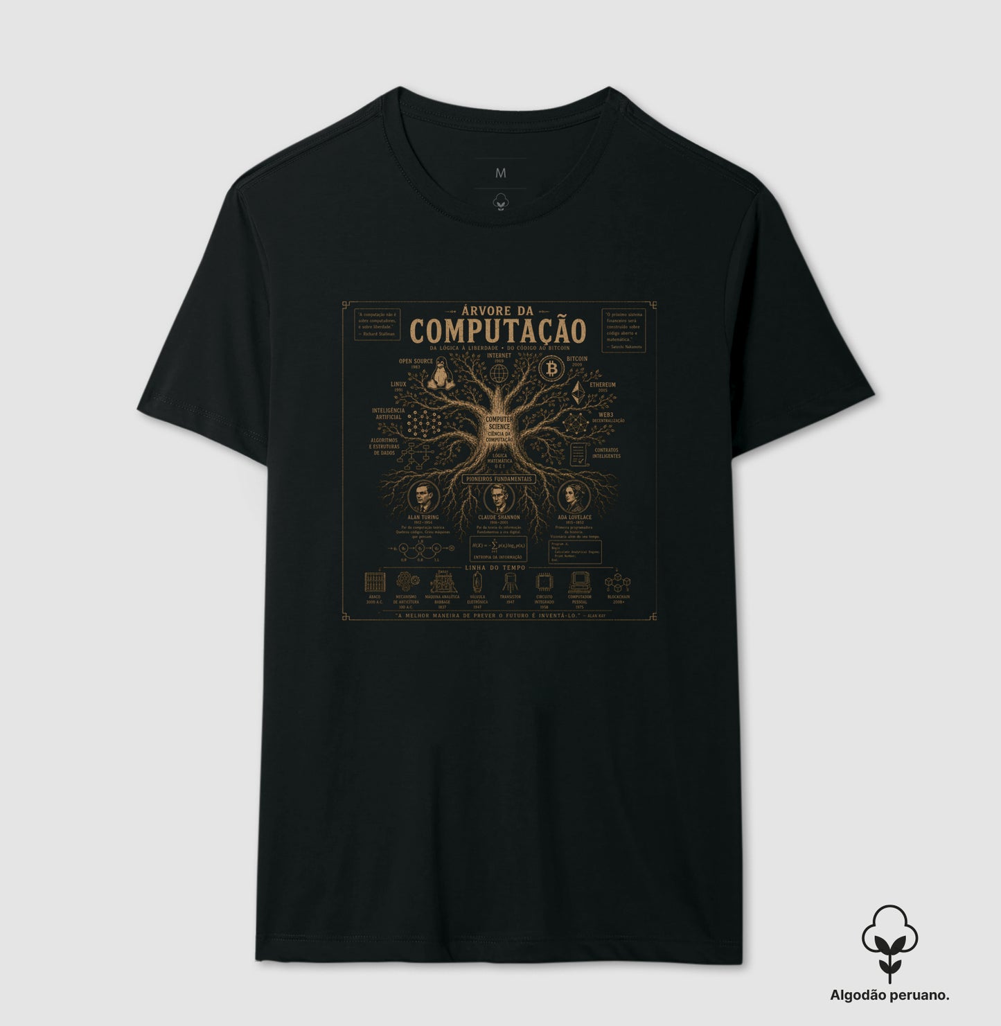 Camiseta Beyond Crypto Árvore da Computação