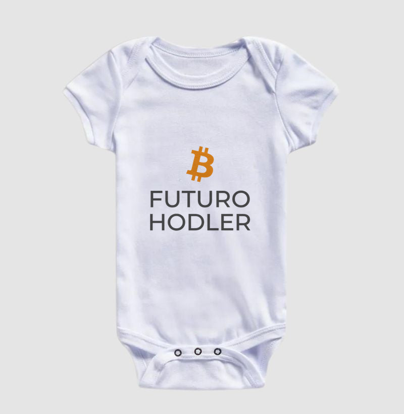 Body Infantil CryptoShirts Futuro Hodler