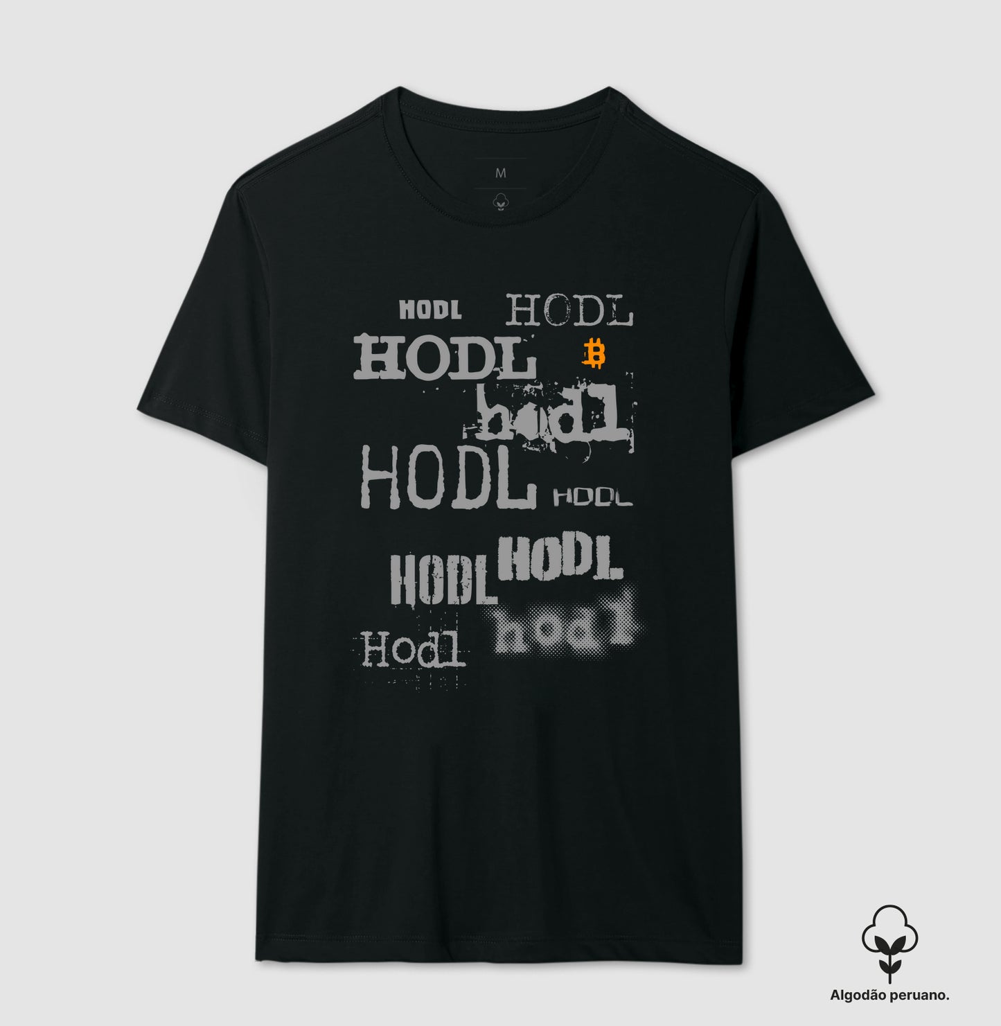 Camiseta CryptoShirts Hodl Hodl Hodl - PIMA