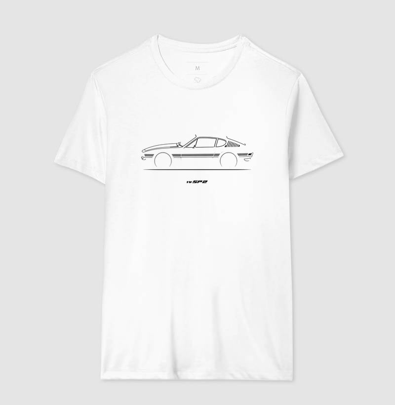 Camiseta SP2 Club "Silhueta em Traço" — 100% Algodão