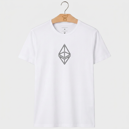 Camiseta Ethereum Logo Linear