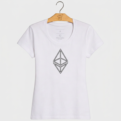 Camiseta Ethereum Logo Linear