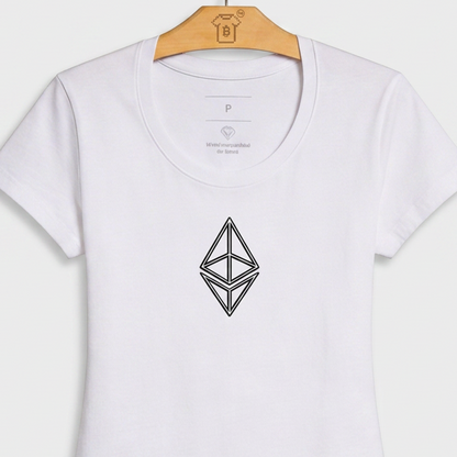 Camiseta Ethereum Logo Linear