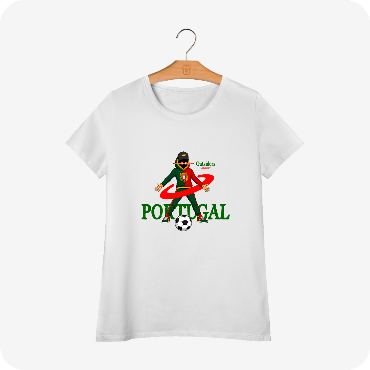 Camiseta Outsiders Mascote Portugal Copa 1