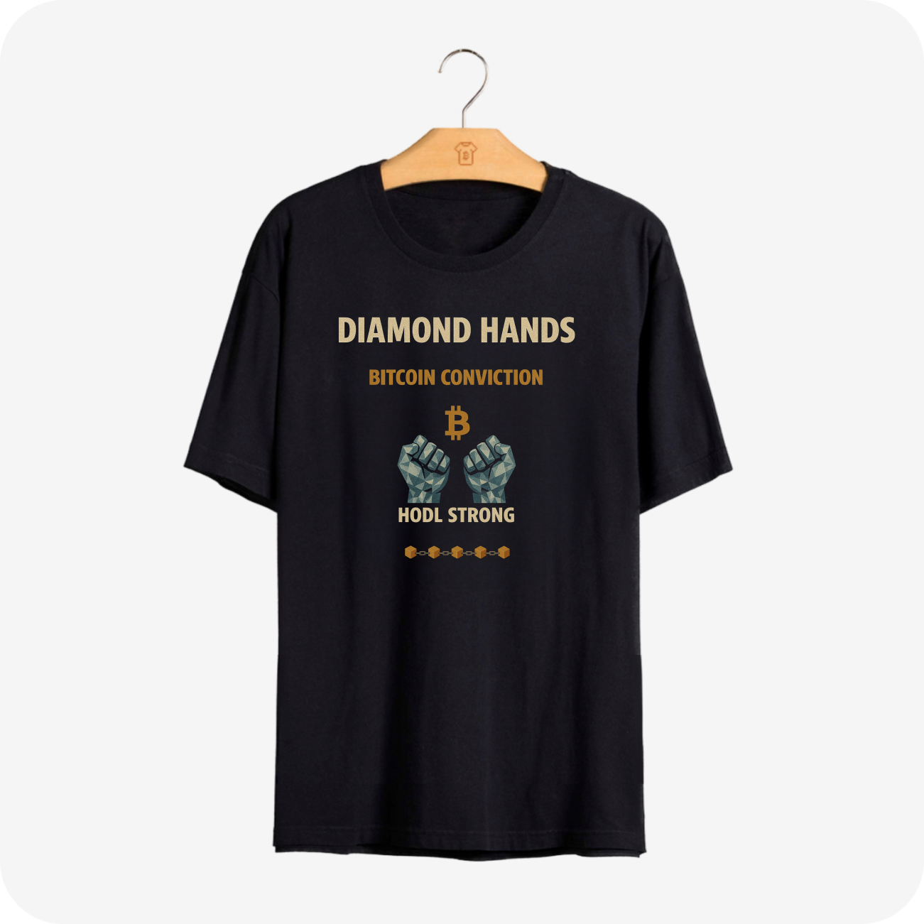 Camiseta CryptoShirts Dyamond Hands - PIMA (Cópia)
