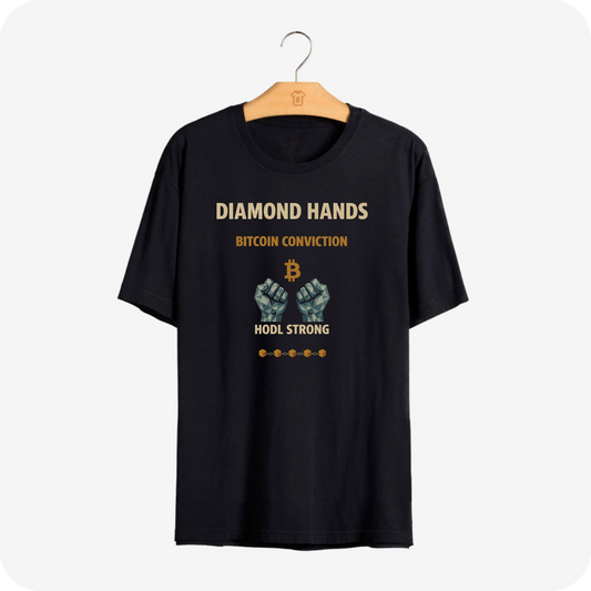 Camiseta CryptoShirts Dyamond Hands - PIMA (Cópia)
