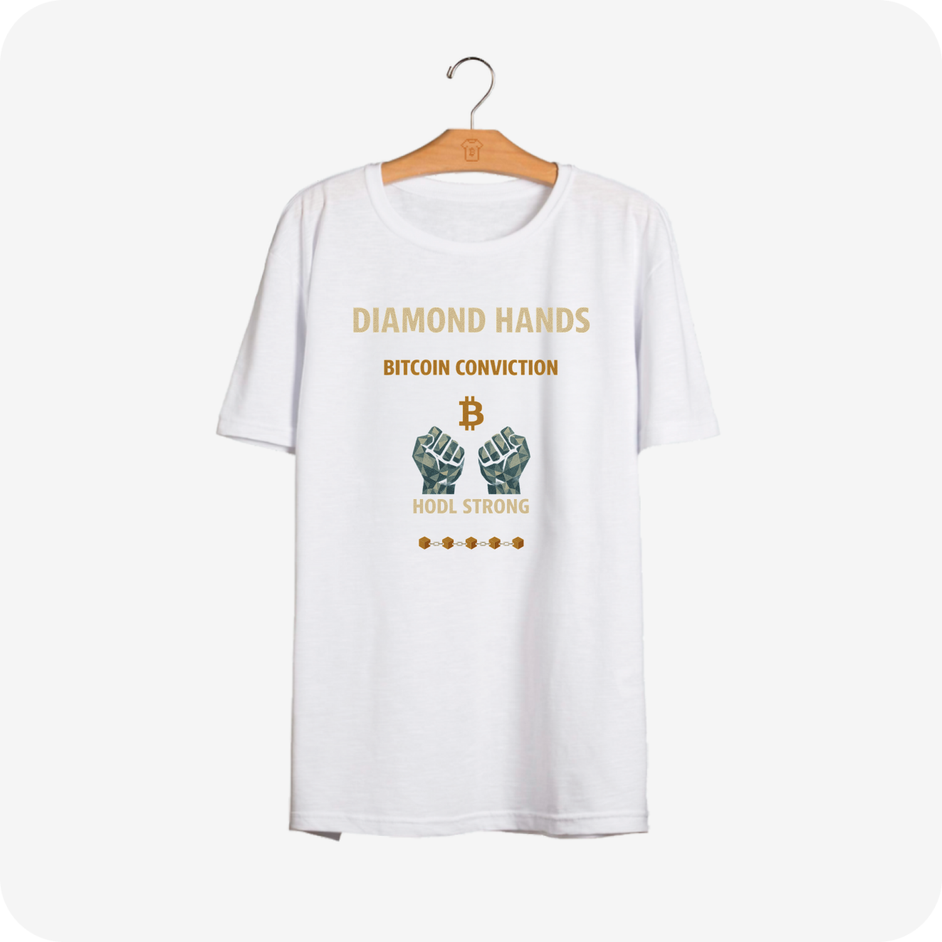 Camiseta CryptoShirts Dyamond Hands - PIMA (Cópia)