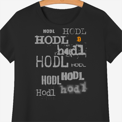 Camiseta CryptoShirts Hodl Hodl Hodl