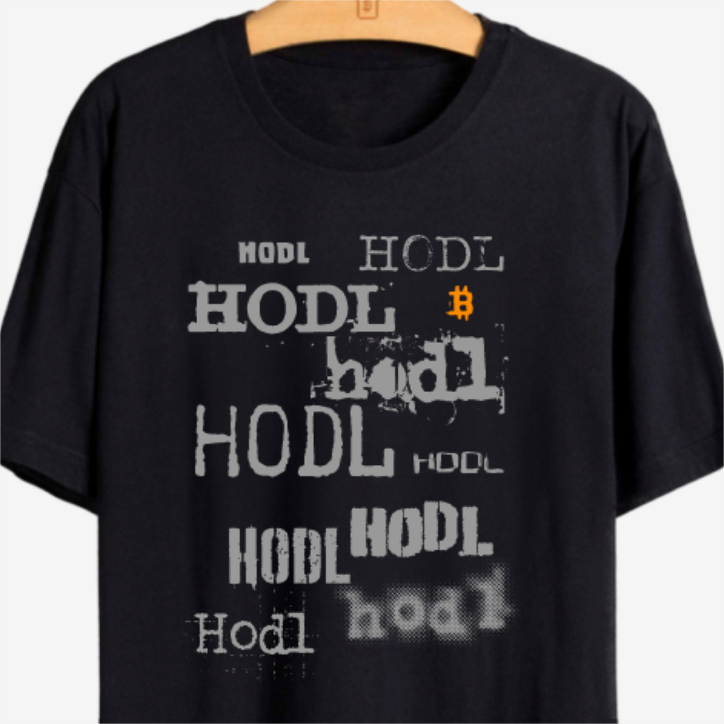 Camiseta CryptoShirts Hodl Hodl Hodl