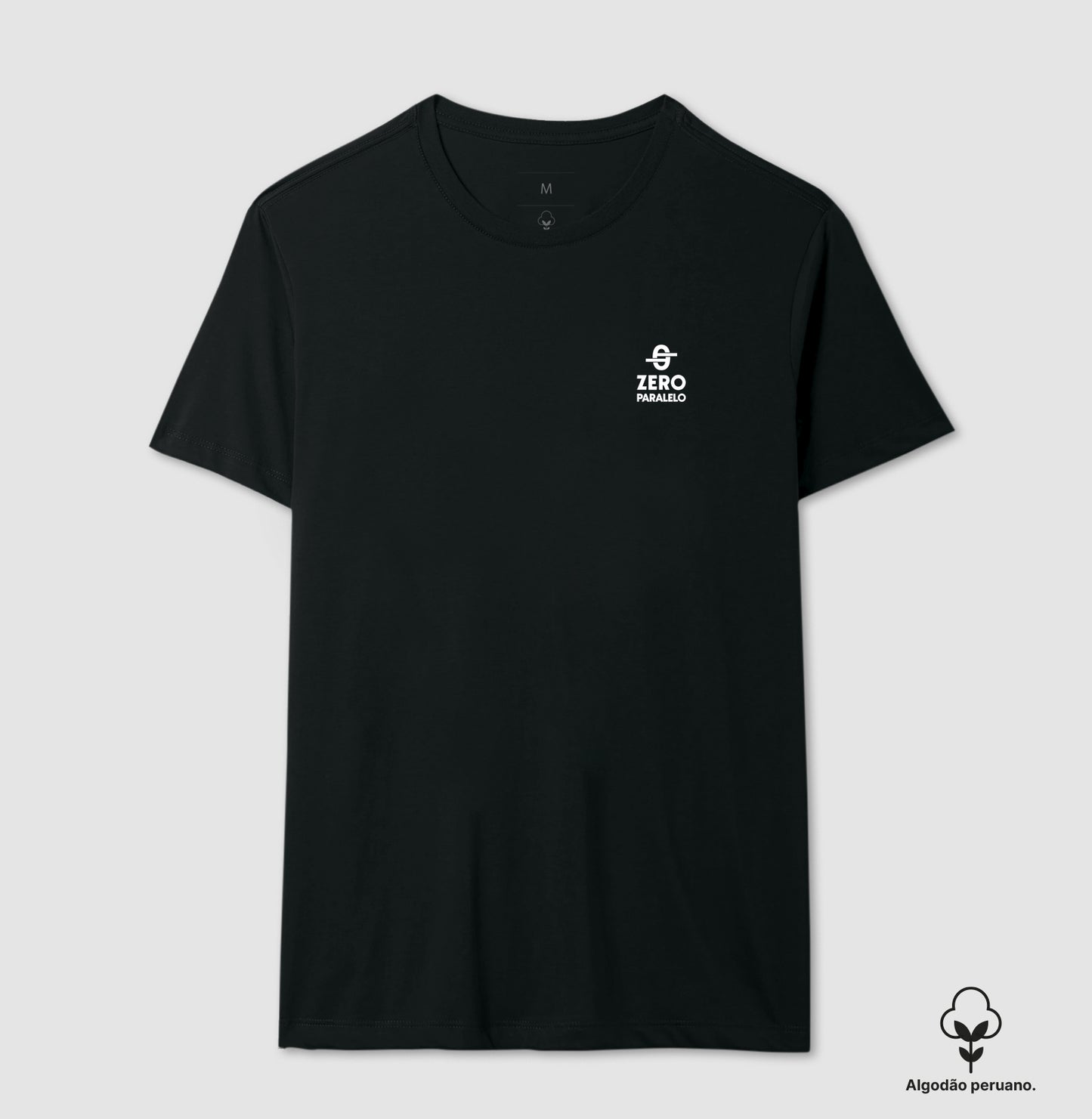Camiseta Zero Paralelo Logo Preta