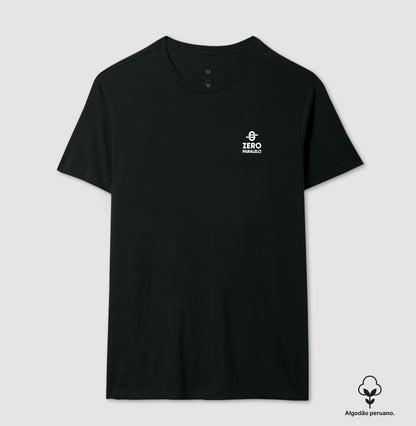 Camiseta Zero Paralelo Logo Preta