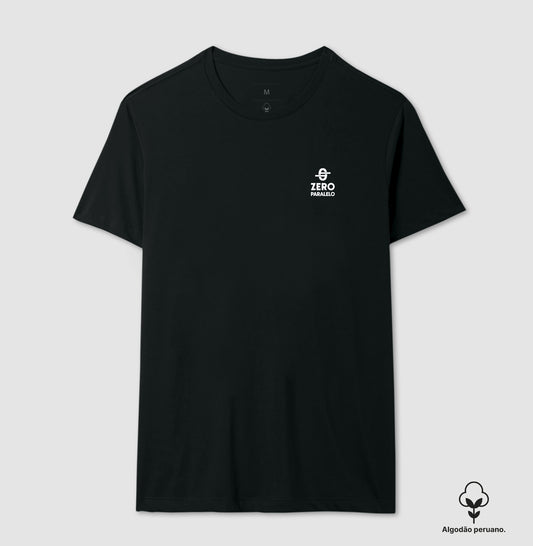 Camiseta Zero Paralelo Logo Preta