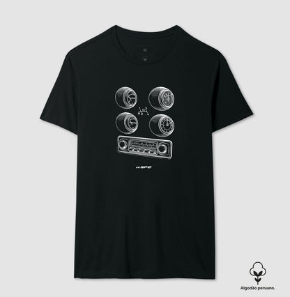 Camiseta SP2 Club "A Bordo" — Algodão Peruano