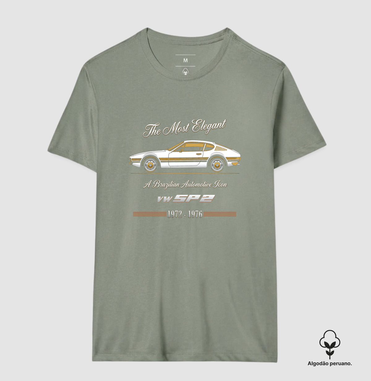 Camiseta SP2 Club "O Mais Elegante" — Algodão Peruano