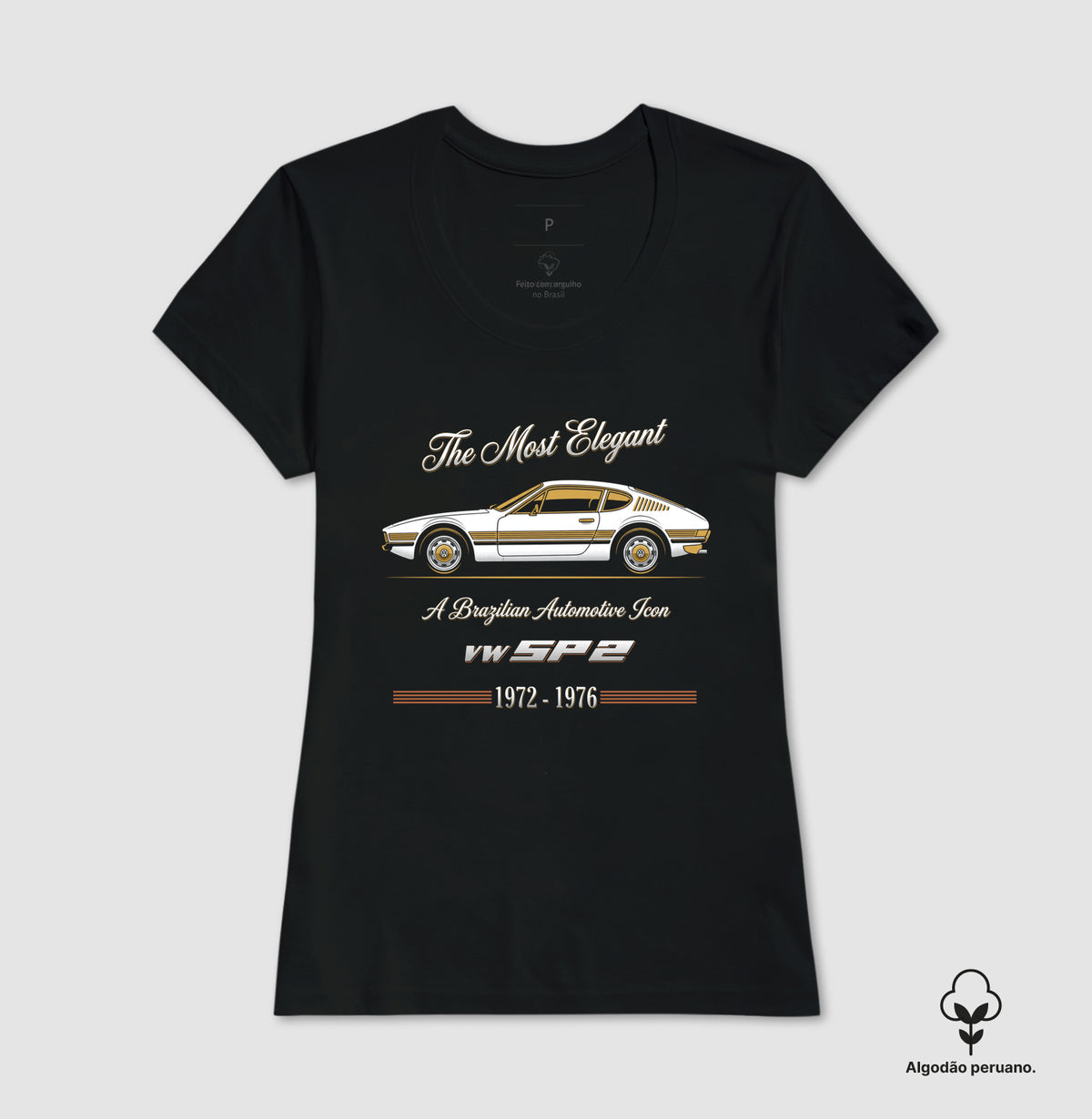 Camiseta SP2 Club "O Mais Elegante" — Algodão Peruano