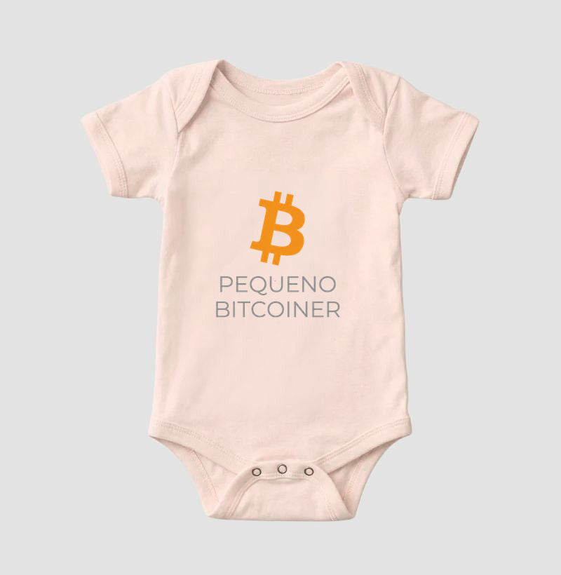 Body Infantil CryptoShirts Pequeno Bitcoiner