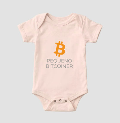 Body Infantil CryptoShirts Pequeno Bitcoiner