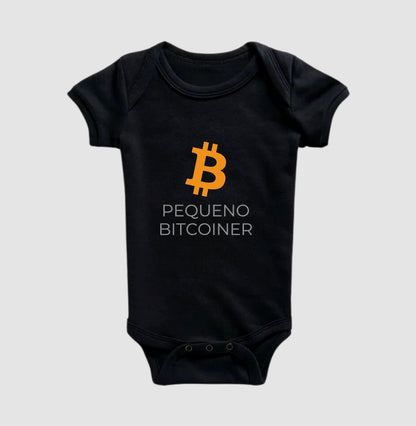 Body Infantil CryptoShirts Pequeno Bitcoiner