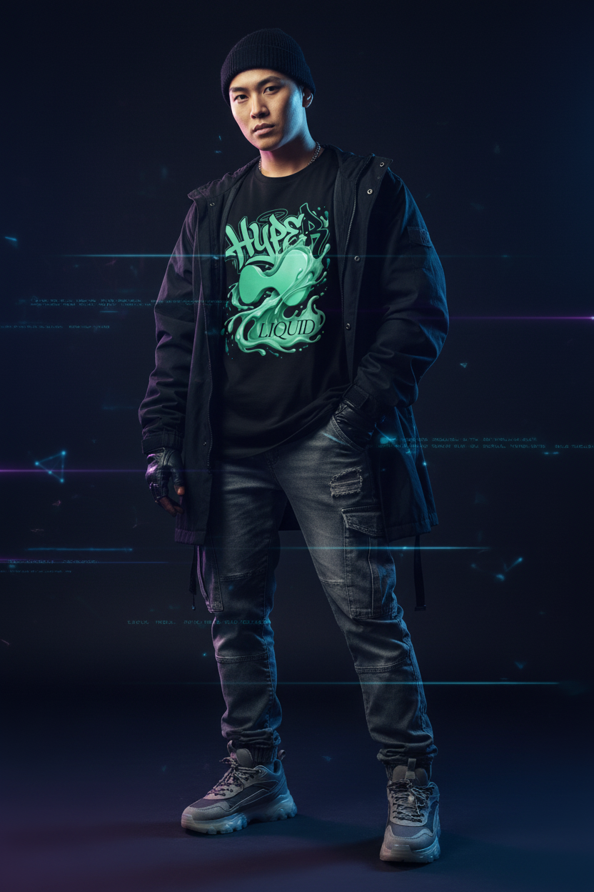 Camiseta Hyperliquid Hyper-Hop