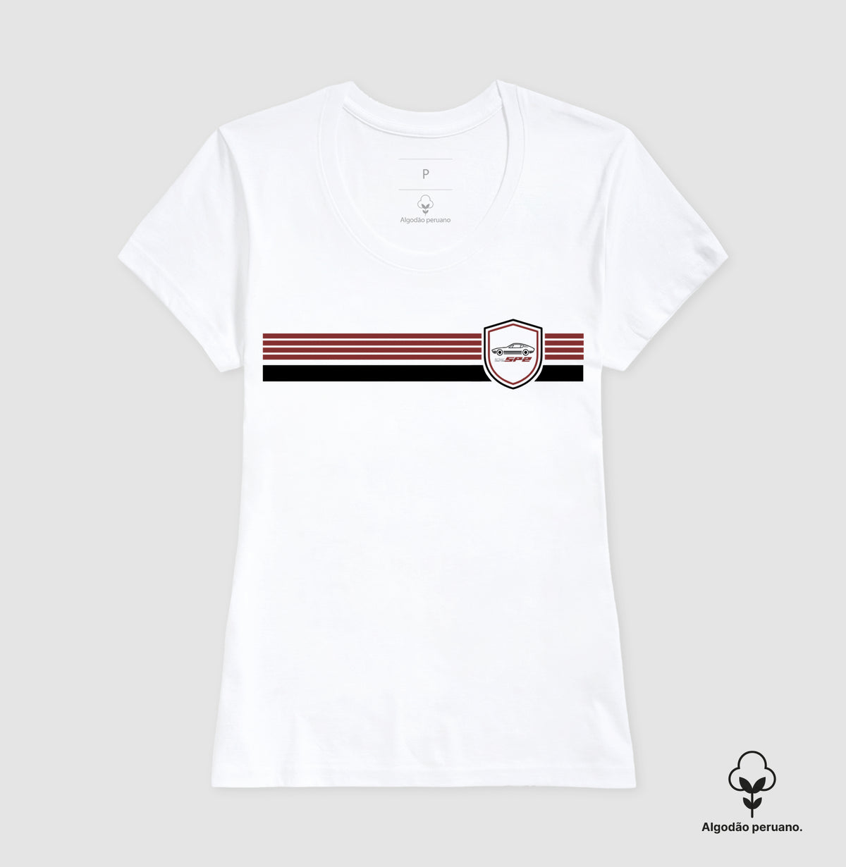 Camiseta SP2 Club "Divisa" — Algodão Peruano