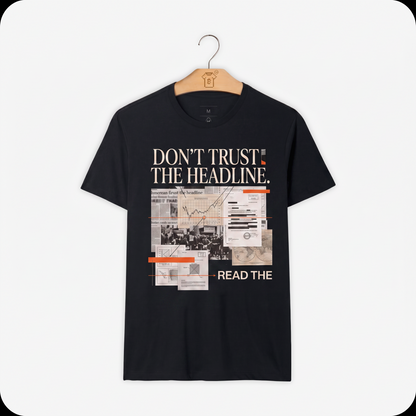Camiseta WeSearch Don't Trust The Headline.