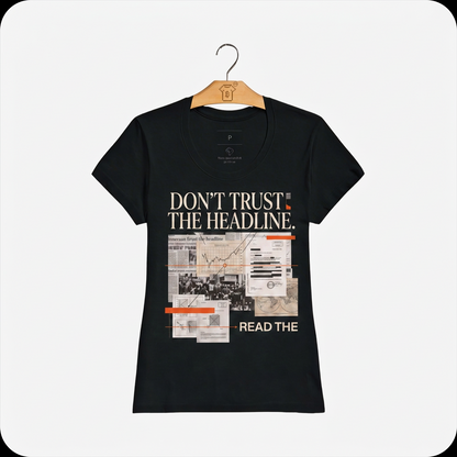 Camiseta WeSearch Don't Trust The Headline.