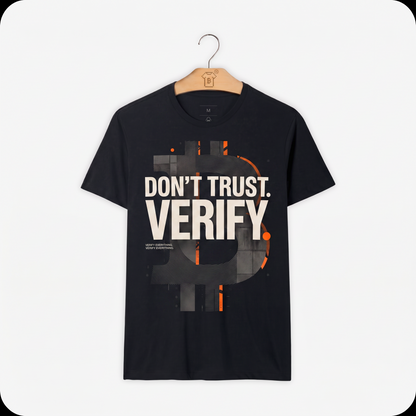 Camiseta WeSearch Don't Trust. Verify