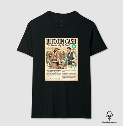 Camiseta Old School Bitcoin Cash