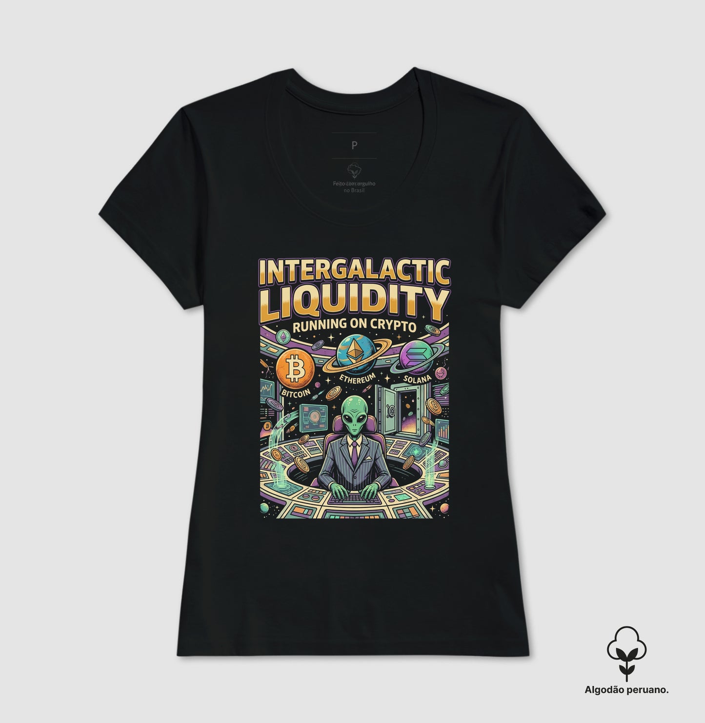 Camiseta Intergalactic Money - Intergalactic Liquidity