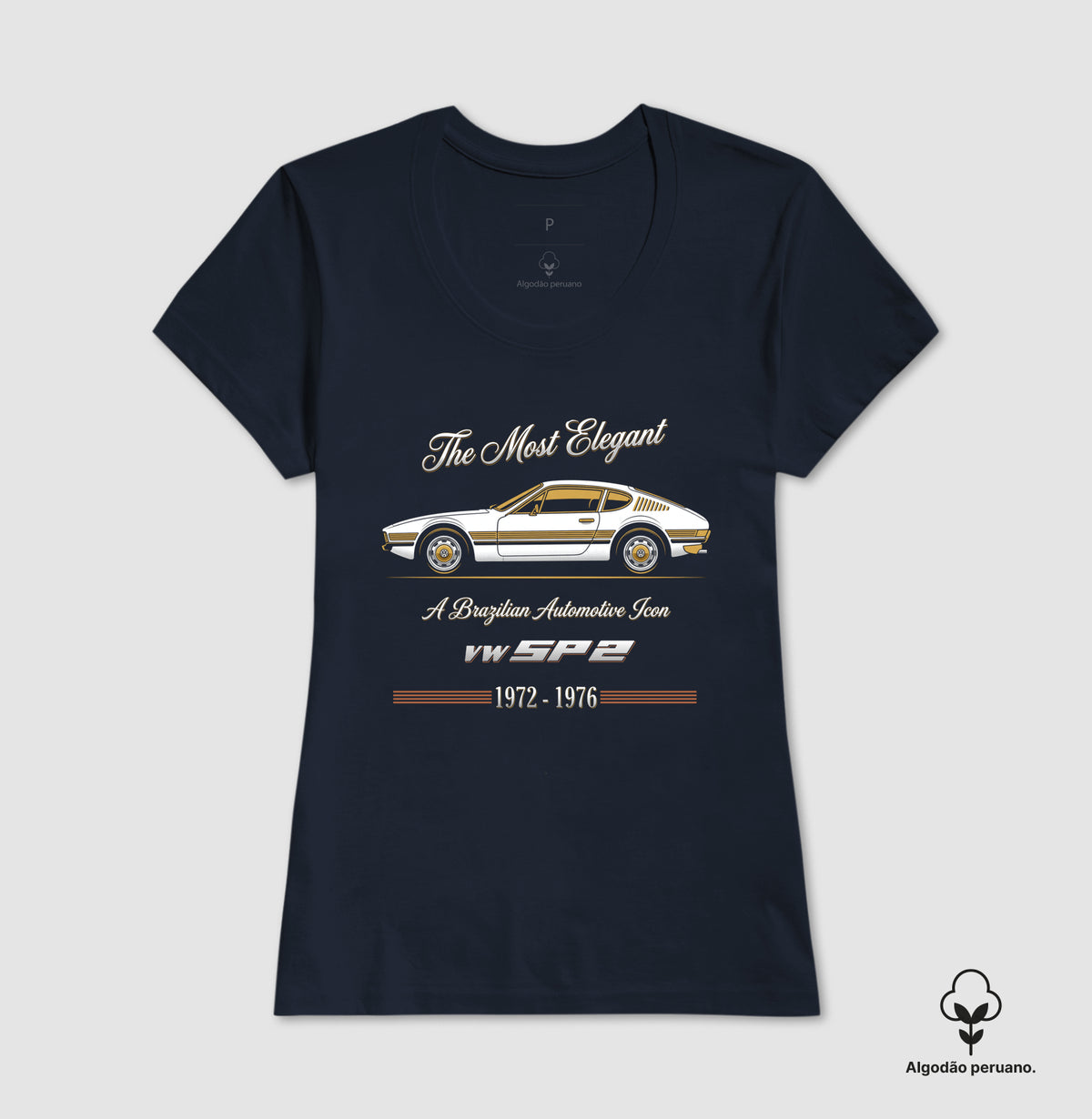 Camiseta SP2 Club "O Mais Elegante" — Algodão Peruano