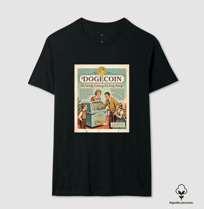 Camiseta Old School Dogecoin