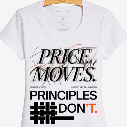 Camiseta Alg. Peruano WeSearch Price Moves. Principles Don't