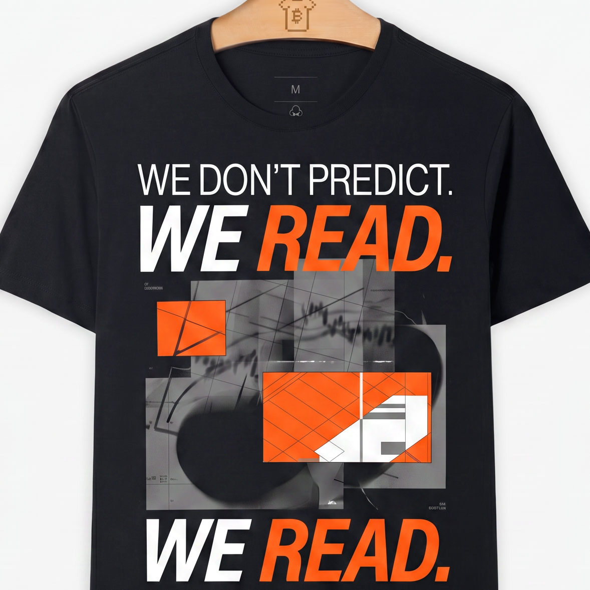 Camiseta WeSearch We Don't Predict. We Read